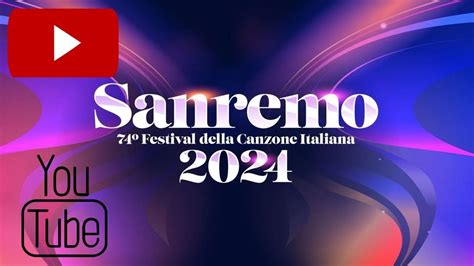 youtube sanremo 2024